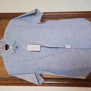 Men's short sleeve button up